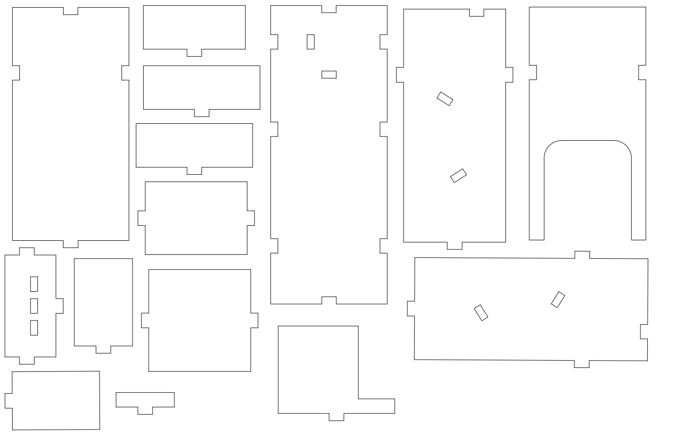 Adobe Illustrator File with Dice Tower Pieces