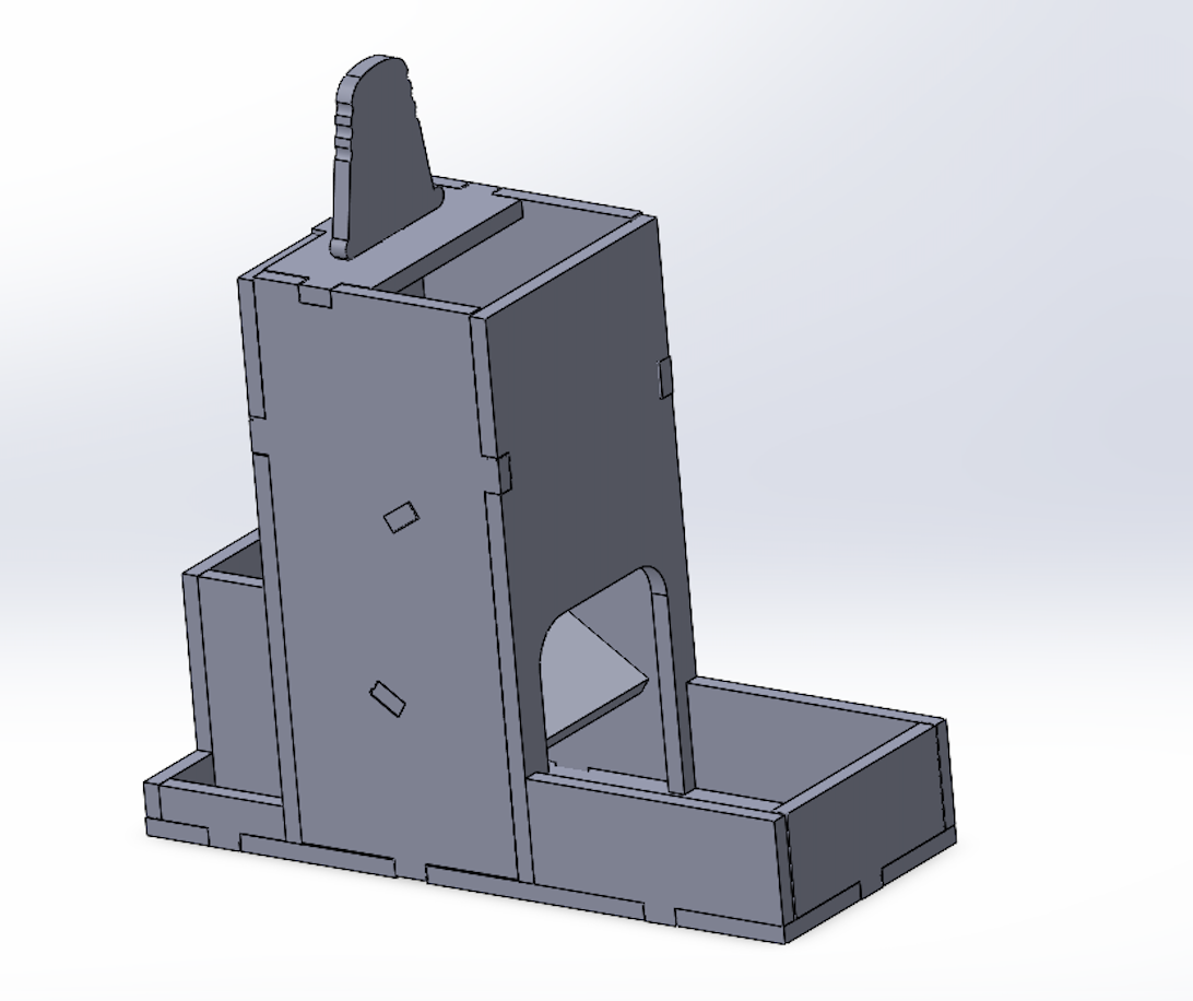 CAD Model of Dice Tower