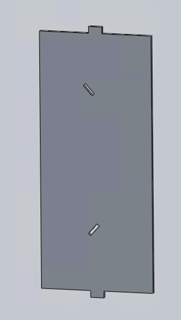 Tower interior wall CAD