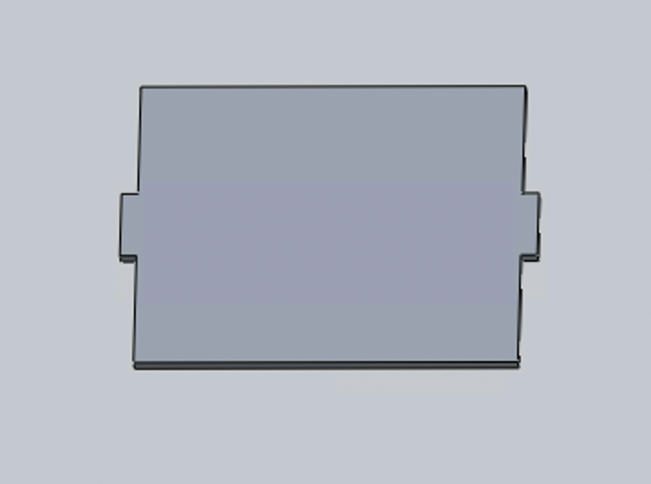 Tower top interior slant CAD