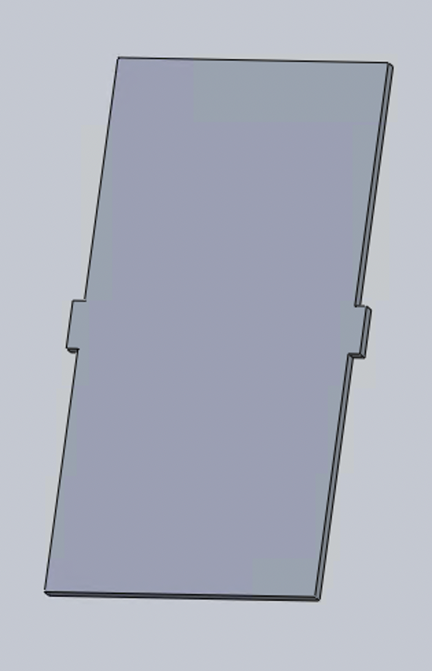 Tower bottom interior slant CAD