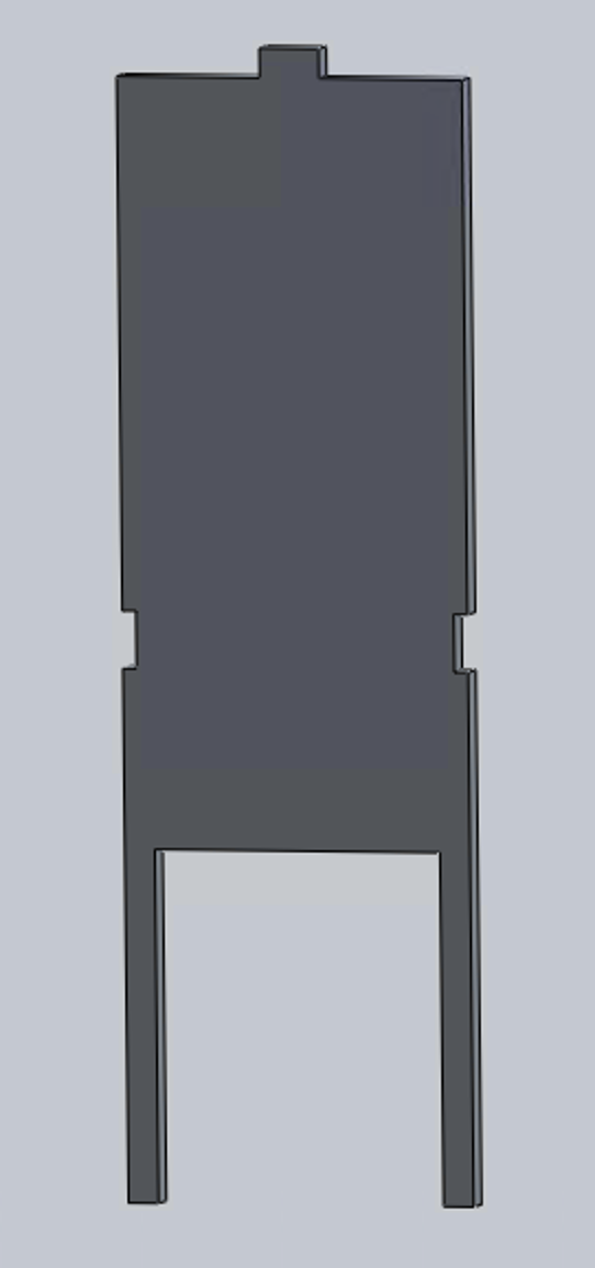 Tower front wall CAD