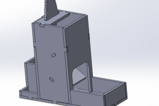 CAD Model of Dice Tower