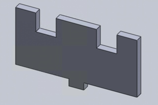 Tower turret side CAD