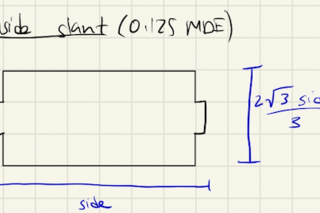 Sketch of tower interior slant