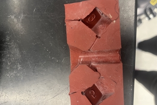 the other side of the mold open