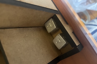 the dice in the dice tower pocket