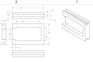 flash drive bottom engineering drawing
