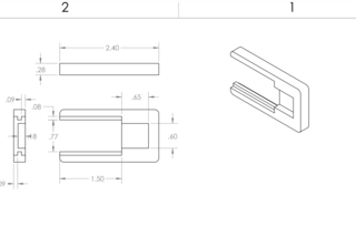 flash drive top engineering drawing