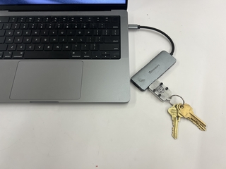 Flash Drive In Use