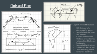 our initial design review slide